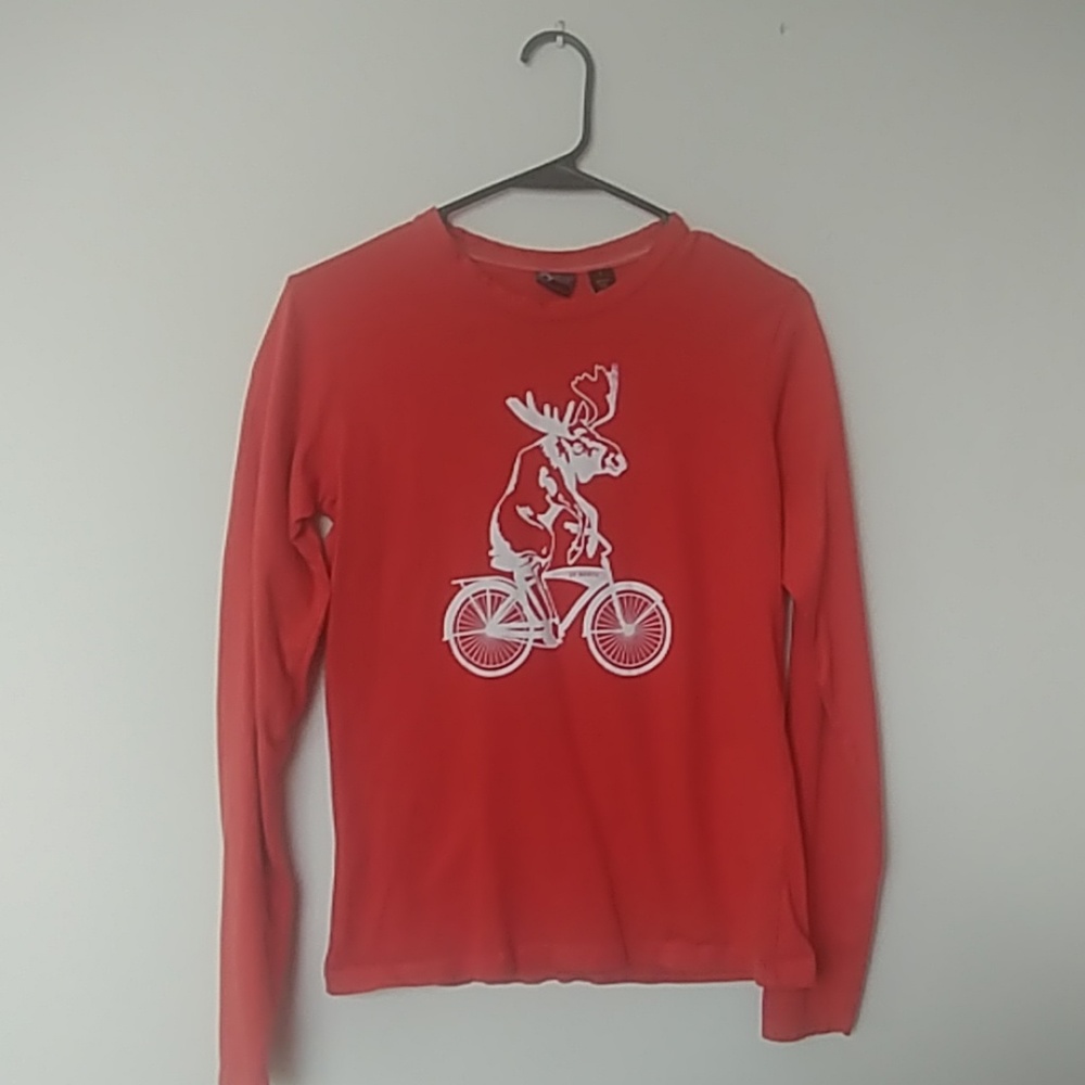 Preppy Moose ona Bike  (S)